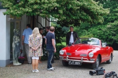 Gary and Danielle Lineker visit Grange Lodge